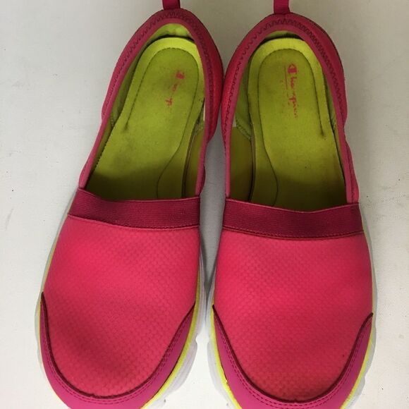 Champion comfort slip on sneakers hot pink size 12 - Picture 3 of 10